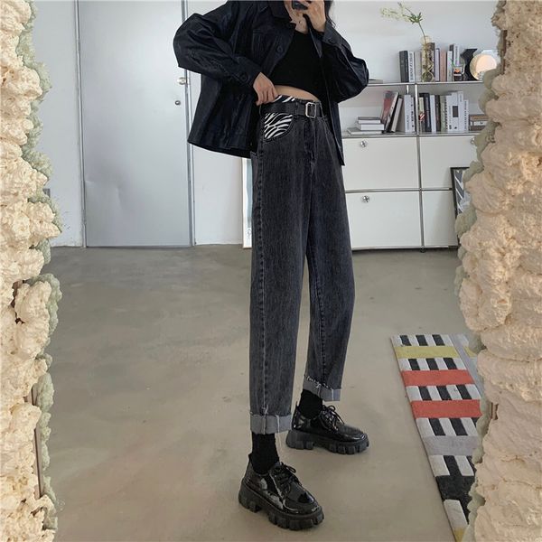 autumn 2020 new high waist chic jeans loose straight casual slim pants women's wear
autumn 2020 new high waist chic jeans loose straight casual slim pants women's wear