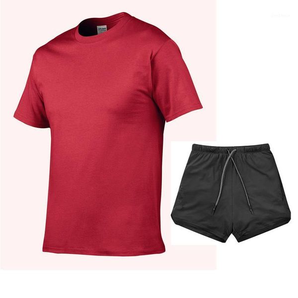 running sets fitness sports set suits red tshirt shorts mens sport gym short sleeve sportswear summer casual suits1, Black;blue
running sets fitness sports set suits red tshirt shorts mens sport gym short sleeve sportswear summer casual suits1, Black;blue