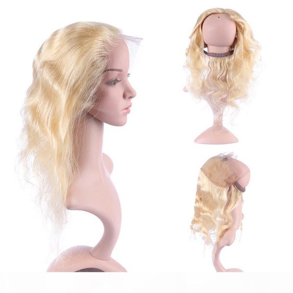 virgin brazilian blonde human hair 360 lace frontal closure with natural hairline #613 bleach blonde body wave 360 lace band closure 13x4x2, Black;brown
virgin brazilian blonde human hair 360 lace frontal closure with natural hairline #613 bleach blonde body wave 360 lace band closure 13x4x2, Black;brown