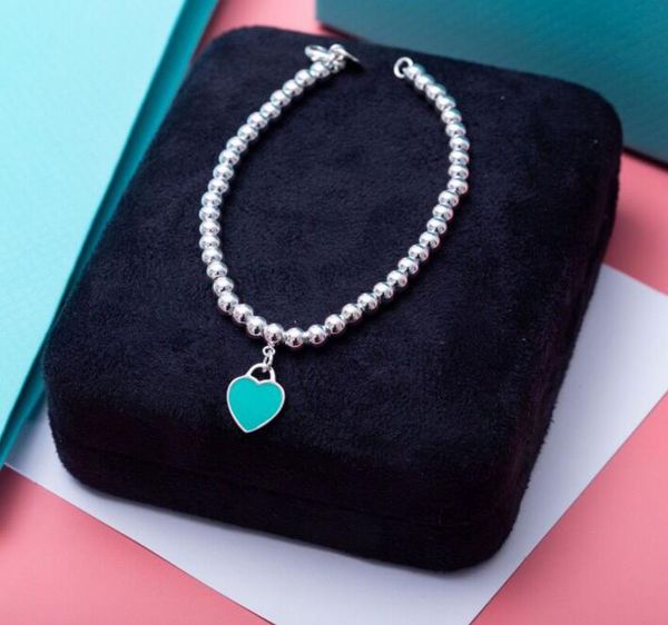 very cute pink blue heart pendant beaded strands bracelets 925 silver jewelry accessories women bracelet seiko production, Black
very cute pink blue heart pendant beaded strands bracelets 925 silver jewelry accessories women bracelet seiko production, Black