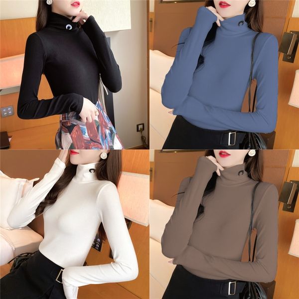 jywtk 2020 autumn half high collar bottoming women's long coat t-shirt color spring t winter korean version sleeve slim solid with au, White
jywtk 2020 autumn half high collar bottoming women's long coat t-shirt color spring t winter korean version sleeve slim solid with au, White