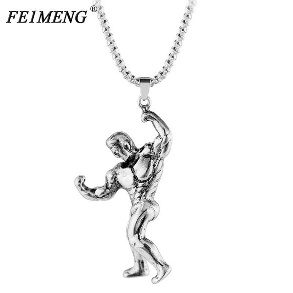 pendant necklaces dumbbell charm fitness male model necklace punk silver color chain bodybuilding gym for men trainer jewelry
pendant necklaces dumbbell charm fitness male model necklace punk silver color chain bodybuilding gym for men trainer jewelry