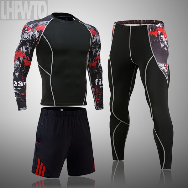 men's sports suit mma rashgard male quick drying sportswear compression clothing fitness training kit thermal underwear leggings 201130, Gray
men's sports suit mma rashgard male quick drying sportswear compression clothing fitness training kit thermal underwear leggings 201130, Gray