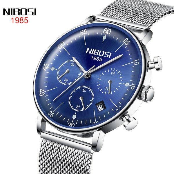 nibosi women's and men's fashion watch lovers mesh leisure quartz watch, White;black
nibosi women's and men's fashion watch lovers mesh leisure quartz watch, White;black