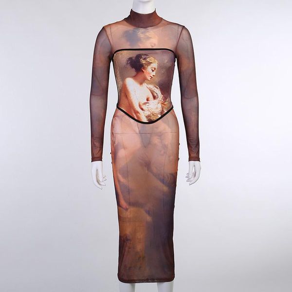 yyxz autumn fashion cute slim print sheer sml long sleeve turtleneck woman casual twin sets dress lady sheath long dress, Black;gray
yyxz autumn fashion cute slim print sheer sml long sleeve turtleneck woman casual twin sets dress lady sheath long dress, Black;gray