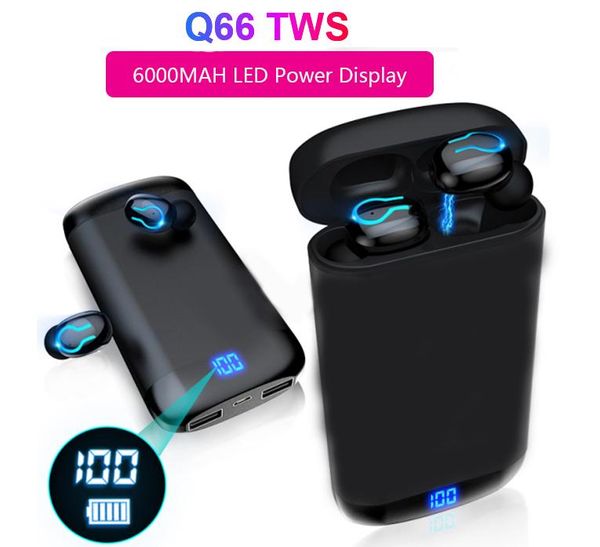 q66 wireless v5.0 bluetooth earphone hd stereo headphone sports waterproof headset with dual mic and 6000mah battery charge case
q66 wireless v5.0 bluetooth earphone hd stereo headphone sports waterproof headset with dual mic and 6000mah battery charge case