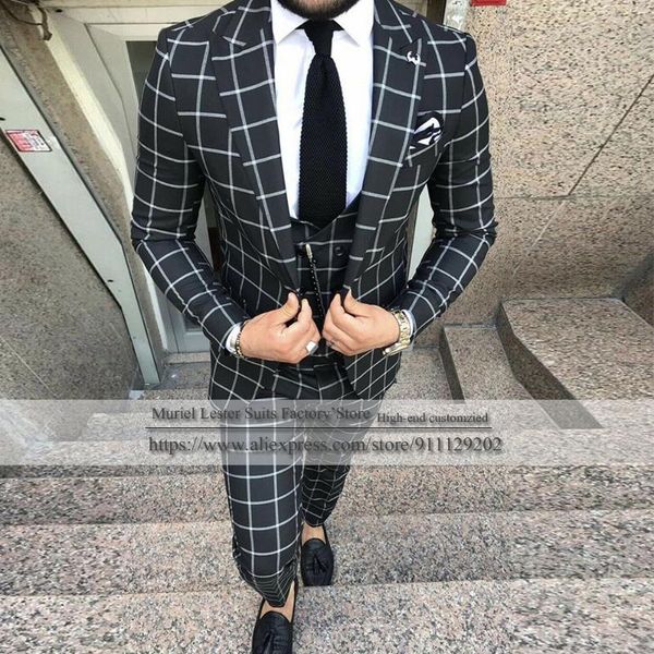 men's suits & blazers male clothing slim fit 3 piece set blazer wedding formal coat&vest&pants custom made smoking business work wear 2, White;black
men's suits & blazers male clothing slim fit 3 piece set blazer wedding formal coat&vest&pants custom made smoking business work wear 2, White;black