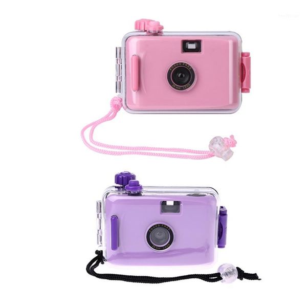 2x kids film camera vintage film camera waterproof and shockproof with housing case(pink&purple)1
2x kids film camera vintage film camera waterproof and shockproof with housing case(pink&purple)1