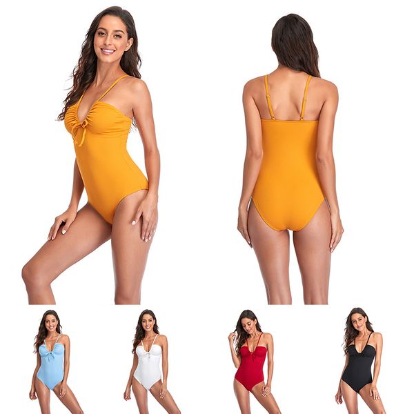 pure color high waist swim wear one-piece bikini european and american tight-fitting backless halter neck v-neck women swimsuit
pure color high waist swim wear one-piece bikini european and american tight-fitting backless halter neck v-neck women swimsuit