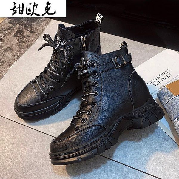 boots 2021 fashion leather casual woman shoes winter warm lace-up ankle for waterproof platform, Black
boots 2021 fashion leather casual woman shoes winter warm lace-up ankle for waterproof platform, Black