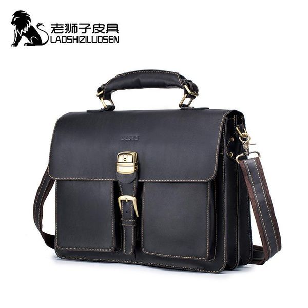 briefcases lasoshizi fashion 100% genuine leather men briefcase cow lapbag vintage shoulder real cowhide computer
briefcases lasoshizi fashion 100% genuine leather men briefcase cow lapbag vintage shoulder real cowhide computer