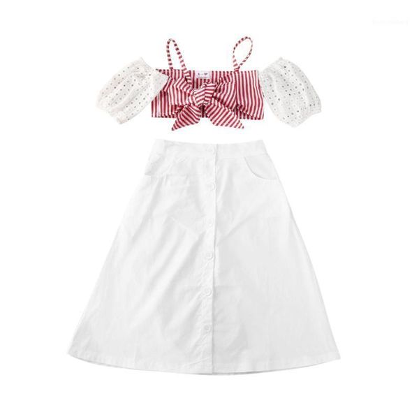 2020 baby summer clothing 2pcs suit set for kids girls fashionable sleeveless strappy solid color pants or long skirt1, White
2020 baby summer clothing 2pcs suit set for kids girls fashionable sleeveless strappy solid color pants or long skirt1, White