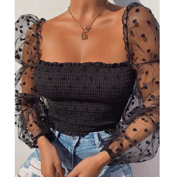 women's blouses & shirts polka dot blouse women mesh white sweetheart neckline lantern sleeve ruched blusas vintage shirt
women's blouses & shirts polka dot blouse women mesh white sweetheart neckline lantern sleeve ruched blusas vintage shirt