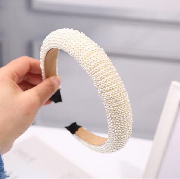 pearl hair band handmade girls hair accessories elegant women headband wedding party bridal hair hoop headdress, Yellow
pearl hair band handmade girls hair accessories elegant women headband wedding party bridal hair hoop headdress, Yellow