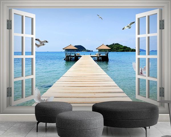 wallpapers moredn 3d custom p mordern mural for living room landscape outside window sea seagull mountain gazebo home decor
wallpapers moredn 3d custom p mordern mural for living room landscape outside window sea seagull mountain gazebo home decor