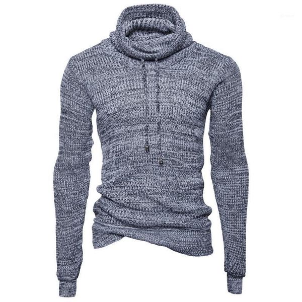 2020 new style men's knitwear simple lace-up men's high collar sweater f1291, White;black
2020 new style men's knitwear simple lace-up men's high collar sweater f1291, White;black