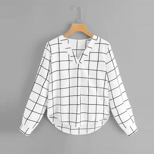 shirt female women long sleeves blouse femme 2021 autumn fashion casual autumn v-neck office ladies print womens and blouse, White
shirt female women long sleeves blouse femme 2021 autumn fashion casual autumn v-neck office ladies print womens and blouse, White