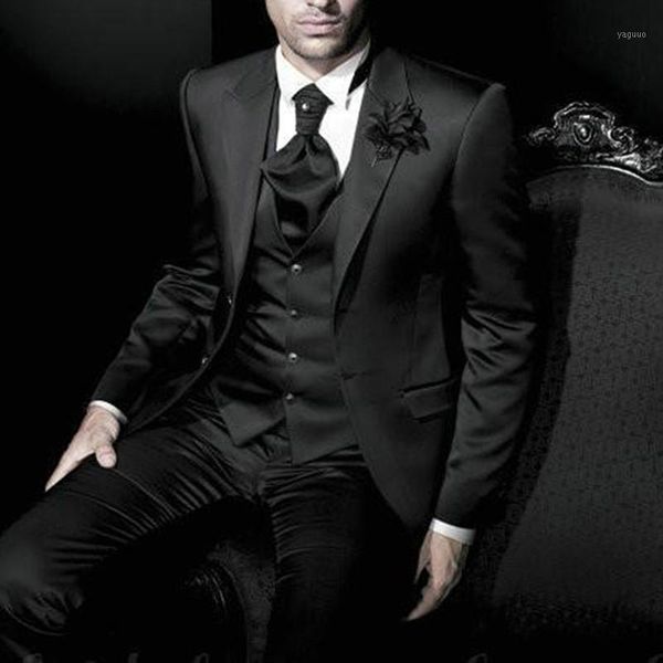 two buttons black groom tuxedos costume homme 2021 man suits wedding mens suits groomsmen prom men suit (jacket+pants+vest)1, White;black
two buttons black groom tuxedos costume homme 2021 man suits wedding mens suits groomsmen prom men suit (jacket+pants+vest)1, White;black
