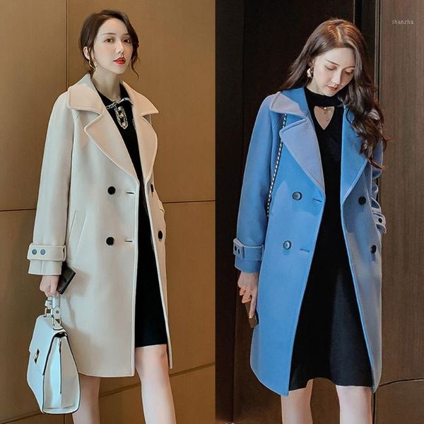 elegant womens winter lapel wool coat trench jacket long overcoat new outwear parka casaco feminino blouson abrigo mujer f11, Black
elegant womens winter lapel wool coat trench jacket long overcoat new outwear parka casaco feminino blouson abrigo mujer f11, Black