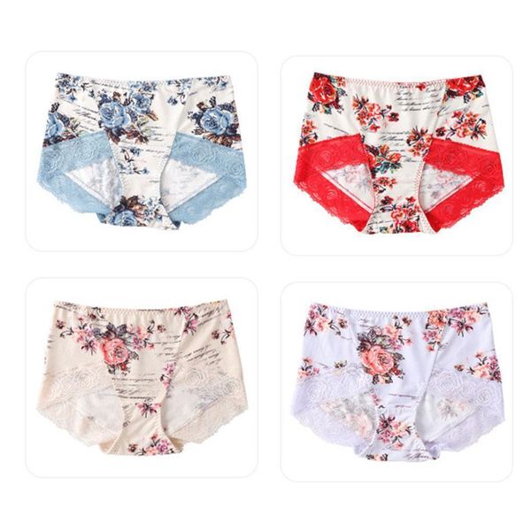 new ice silk lace cotton flowers printing hip-lift boxer low-waist underwears briefs underpants women's n3w2, Black;pink
new ice silk lace cotton flowers printing hip-lift boxer low-waist underwears briefs underpants women's n3w2, Black;pink
