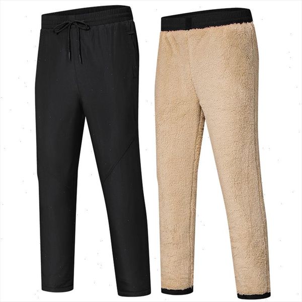brand winter mens pants plus cashmere velvet casual jogger warm fur sweatpants fleece thicken elastic waist trousers track pants, Black
brand winter mens pants plus cashmere velvet casual jogger warm fur sweatpants fleece thicken elastic waist trousers track pants, Black