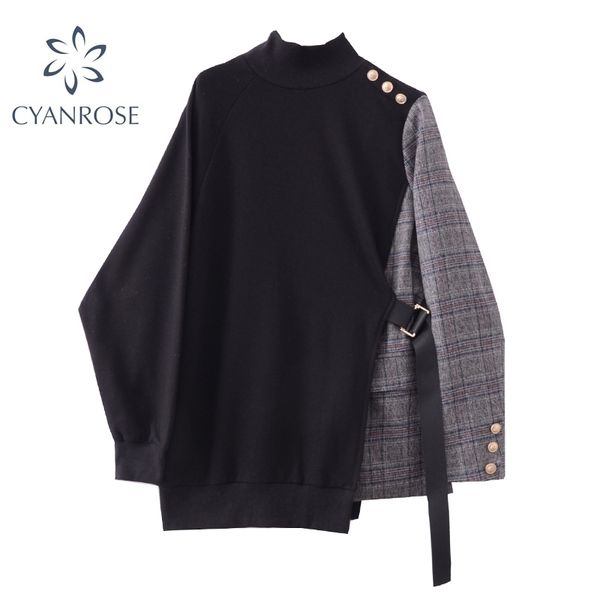 plaid print patchwork hooded sweatshirt women long sleeve pullovers harajuku hoodie autumn winter female hoodies sweatshirts 201127, Black
plaid print patchwork hooded sweatshirt women long sleeve pullovers harajuku hoodie autumn winter female hoodies sweatshirts 201127, Black