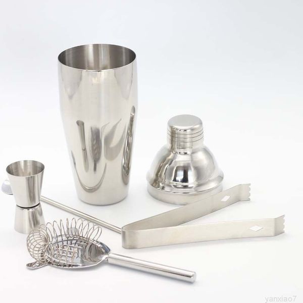 5pcs stainless steel cocktail shaker sets filter ice clip measuring cup swizzle sticks bartender wine drink mixer kit bars tools
5pcs stainless steel cocktail shaker sets filter ice clip measuring cup swizzle sticks bartender wine drink mixer kit bars tools