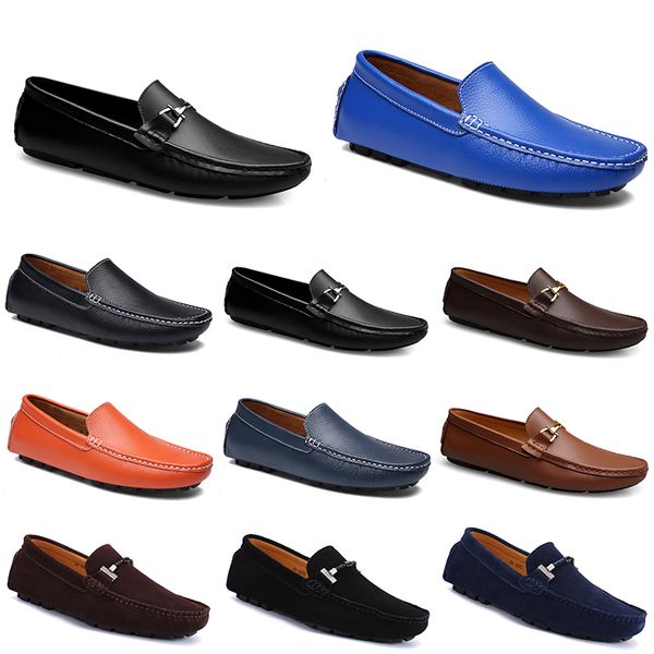 leathers doudous men casual drivings shoes breathable soft soles light tans black navys whites blue silver yellows grey footwears all-match
leathers doudous men casual drivings shoes breathable soft soles light tans black navys whites blue silver yellows grey footwears all-match