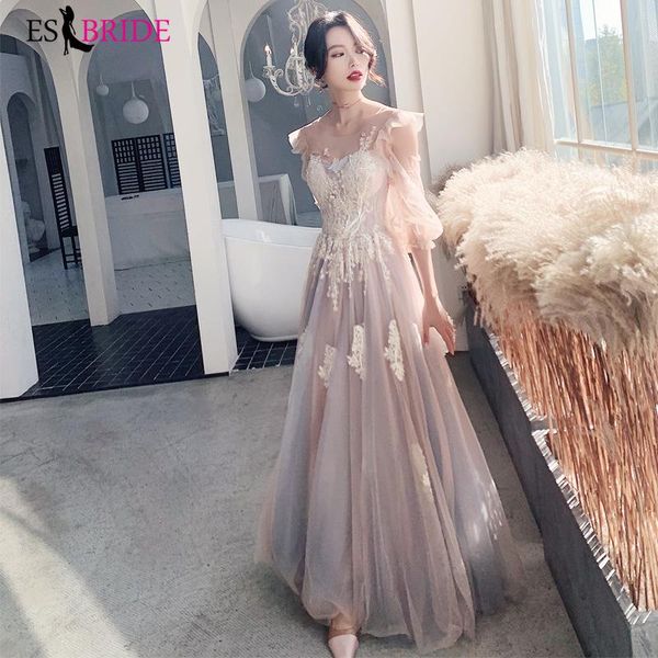 party dresses illsuion pink evening es3163 appliques embroidery a-line o-neck 3/4 sleeevs tulle elegant formal gowns vestido noite, White;black
party dresses illsuion pink evening es3163 appliques embroidery a-line o-neck 3/4 sleeevs tulle elegant formal gowns vestido noite, White;black