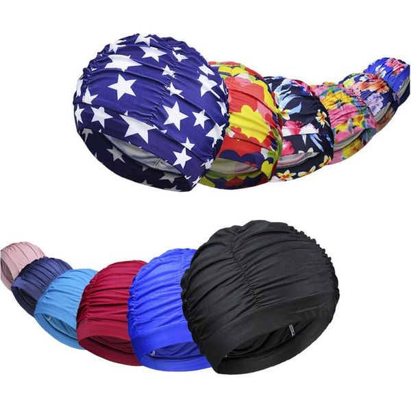 new women swimming cap girl long hair bathing swimming caps hat stretch drape swim pool seaside water sport elastic nylo sqcerq
new women swimming cap girl long hair bathing swimming caps hat stretch drape swim pool seaside water sport elastic nylo sqcerq