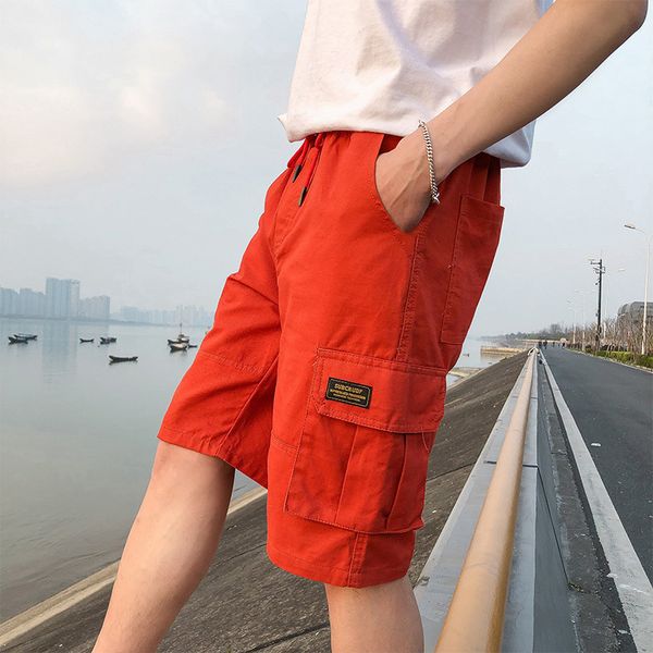 2020 new style overalls yuwenle tide brand multi pocket cotton casual pants men's loose shorts summer capris, White;black
2020 new style overalls yuwenle tide brand multi pocket cotton casual pants men's loose shorts summer capris, White;black