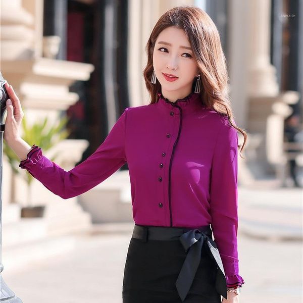 new 2021 women blouses & shirts long sleeve office ladies work office uniform styles1, White
new 2021 women blouses & shirts long sleeve office ladies work office uniform styles1, White