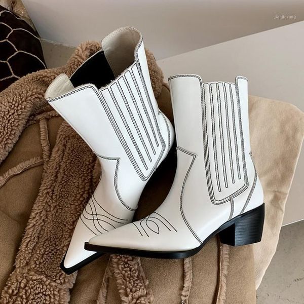 handmade white leather women short boots stitches pointed toe autumn bottes femmes black riding rubber botas 5cm med heels botas1
handmade white leather women short boots stitches pointed toe autumn bottes femmes black riding rubber botas 5cm med heels botas1