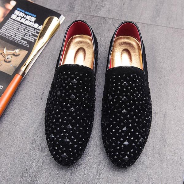 guderian 2020 men formal loafer shoes rhinestone party dress shoes men pointed toe leather for zapatos de hombres, Black
guderian 2020 men formal loafer shoes rhinestone party dress shoes men pointed toe leather for zapatos de hombres, Black