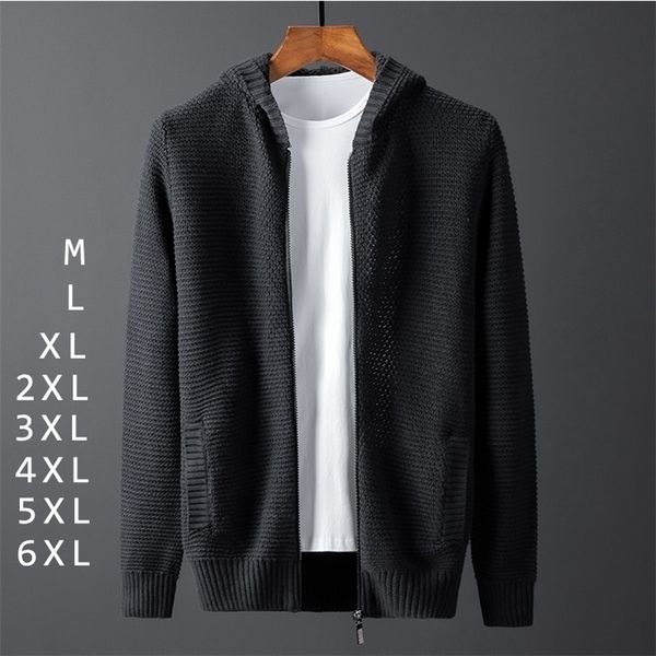 plus size casual solid knitted sweater jackets men zipper black korean sweaters hooded pockets cardigan hombre cremallera winter lj200916, White;black
plus size casual solid knitted sweater jackets men zipper black korean sweaters hooded pockets cardigan hombre cremallera winter lj200916, White;black