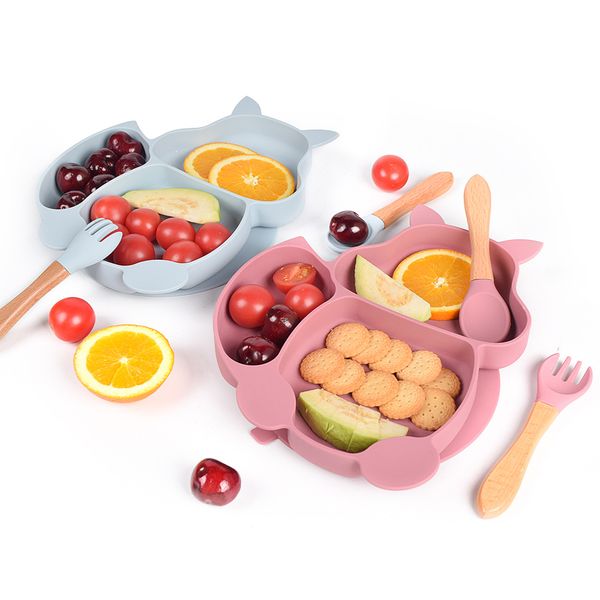 candy color fork+spoon+plate utensils soft silicone spoon safety baby learning spoon non-slip children food feeding tool easy to rinse table
candy color fork+spoon+plate utensils soft silicone spoon safety baby learning spoon non-slip children food feeding tool easy to rinse table