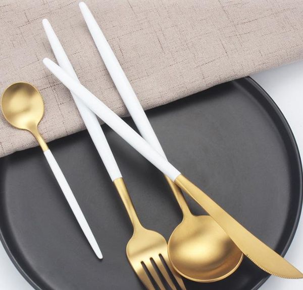 304 stainless steel gold series tableware knife fork spoon set nordic western food black gold steak knife fork spoon gift set sqcmvwu
304 stainless steel gold series tableware knife fork spoon set nordic western food black gold steak knife fork spoon gift set sqcmvwu