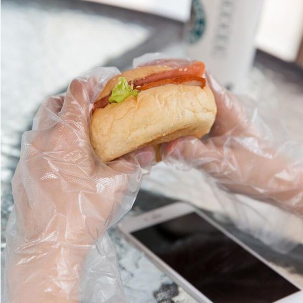 100pcs/bag plastic disposable gloves for prep cooking cleaning food handling kitchen accessories latex new dhl
100pcs/bag plastic disposable gloves for prep cooking cleaning food handling kitchen accessories latex new dhl