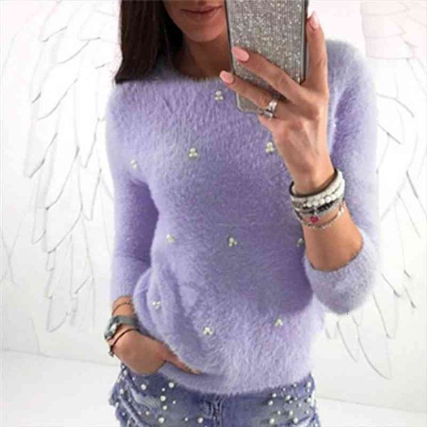 solid color sweaters women faux pearl beading o neck sweaters for women autumn winter warm plush sweater pullovers pull femme, White;black
solid color sweaters women faux pearl beading o neck sweaters for women autumn winter warm plush sweater pullovers pull femme, White;black