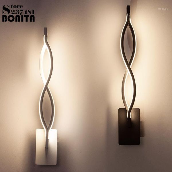 modern minimalist wall lights hallway bedside wall lights for home wave led sconces lamps aluminum scrub black / white 12w/16w1
modern minimalist wall lights hallway bedside wall lights for home wave led sconces lamps aluminum scrub black / white 12w/16w1
