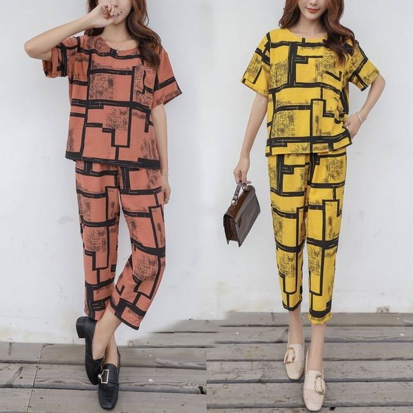 5hmyr summer new linen women's plump summer fashion large size mm suit new suitloose slimming capri pants cotton two-piece suit for wom, Gray
5hmyr summer new linen women's plump summer fashion large size mm suit new suitloose slimming capri pants cotton two-piece suit for wom, Gray