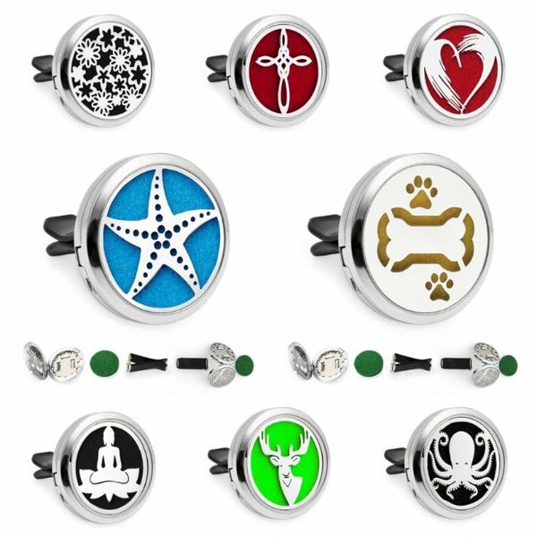chains starfish dog bone deer 30mm magnetic diffuser locket removable car vent clip essential oil perfume 10pads random as gift, Silver
chains starfish dog bone deer 30mm magnetic diffuser locket removable car vent clip essential oil perfume 10pads random as gift, Silver