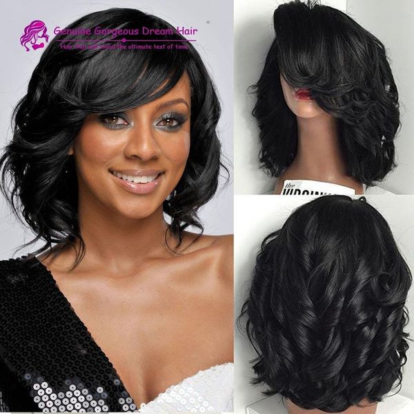 short full lace human hair wigs glueless bob wavy lace front wig with baby hair lace wig for black women, Black;brown
short full lace human hair wigs glueless bob wavy lace front wig with baby hair lace wig for black women, Black;brown