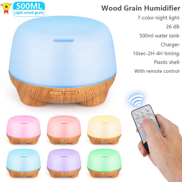 500ml usb air humidifier aroma diffuser remote control 7 colors changing led lights cool mist maker xaomi air purifier for home
500ml usb air humidifier aroma diffuser remote control 7 colors changing led lights cool mist maker xaomi air purifier for home