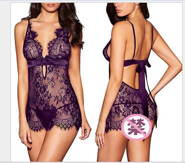 lingerie new selling european and american trade underwear eyelash lace edge nightdress suit wholesale new, Red;black
lingerie new selling european and american trade underwear eyelash lace edge nightdress suit wholesale new, Red;black