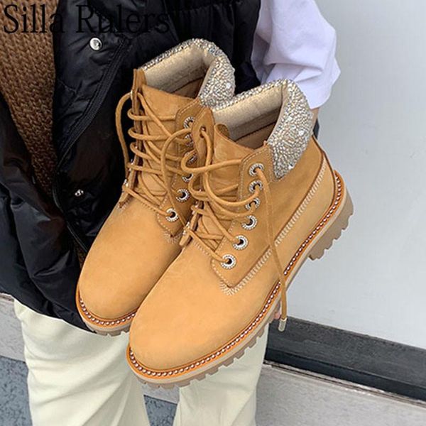 runway crystal round toe ankle boots women genuine leather lace up motorcycle boots woman casual women's shoes western, Black
runway crystal round toe ankle boots women genuine leather lace up motorcycle boots woman casual women's shoes western, Black