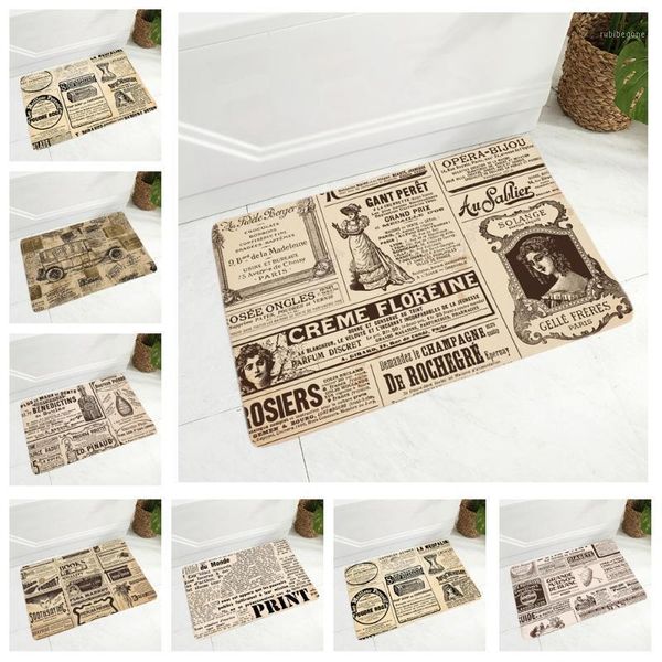 cushion/decorative pillow vintage english spaper door mat for bedroom non-slip decor nostalgia style geometric doormat kitchen floor carpet
cushion/decorative pillow vintage english spaper door mat for bedroom non-slip decor nostalgia style geometric doormat kitchen floor carpet