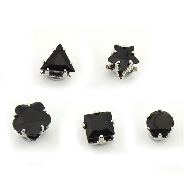 stud 1pair punk cool black color geometry circle triangle square earrings hip hop neutral needleless magnetic c42, Golden;silver
stud 1pair punk cool black color geometry circle triangle square earrings hip hop neutral needleless magnetic c42, Golden;silver