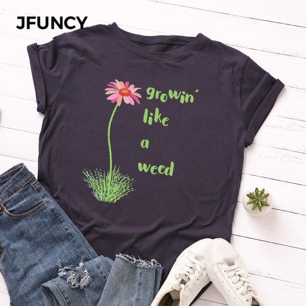 jfuncy plus size flower print t-shirt korea women cotton tshirt summer tees o neck short sleeve woman t shirt female shirts kg-258, White
jfuncy plus size flower print t-shirt korea women cotton tshirt summer tees o neck short sleeve woman t shirt female shirts kg-258, White
