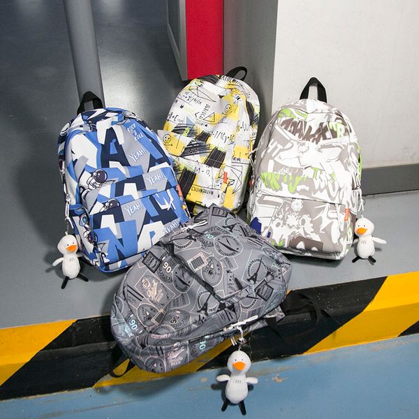 graffiti student school bag fashion travel backpack play cool print large letter backpack
graffiti student school bag fashion travel backpack play cool print large letter backpack